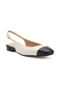 Frau Shoes SQUARE-TOED - Ballerine sling - blackbutter