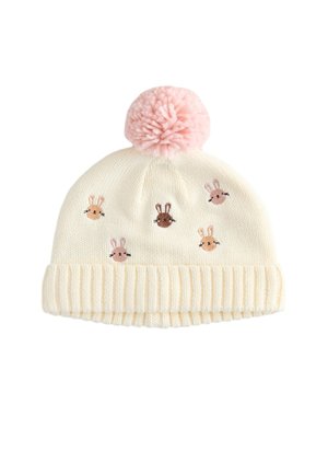 Next EMBROIDERED BUNNY CHARACTER - Berretto - pink cream
