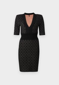 BILLIE V NECK DRESS - Jumper dress - black