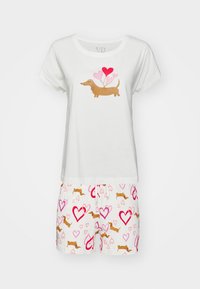 Geselecteerd, brown/white