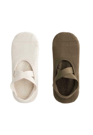 2 PAIRS  - Sokletter - khaki