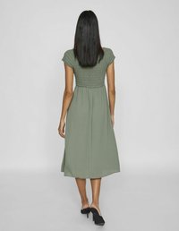 VILA MIDIKLEID KURZARM - Hverdagskjole - laurel wreath