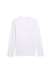 LANGARMSHIRT MIT STRETCH - Longsleeve - white