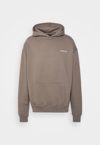 LOGO OVERSIZED HOODIE UNISEX - Camisola - washed earth