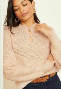 Love & Roses Pulover - blush pink
