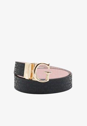 Belt - black soft pink