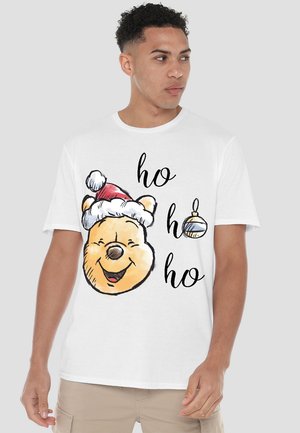 Disney WINNIE THE POOH HO HO HO - T-Shirt print - white