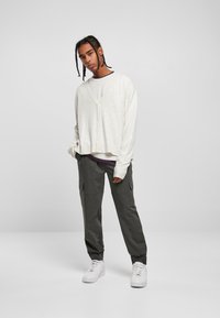 Urban Classics MIX BOXY - Cardigan - lightgrey