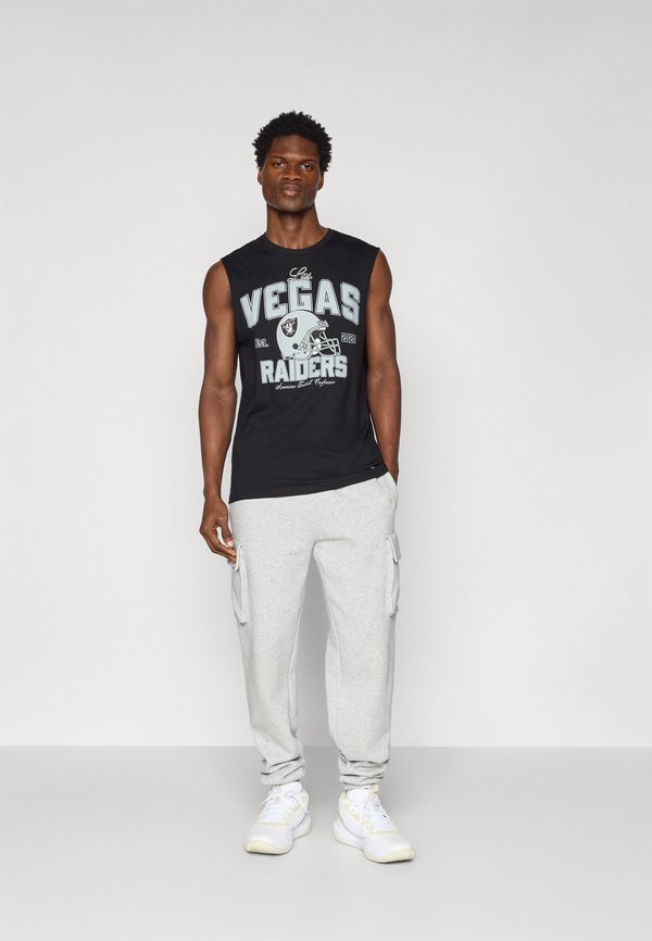 NFL LAS VEGAS RAIDERS SLEEVELESS HELMET TEE - Club wear4