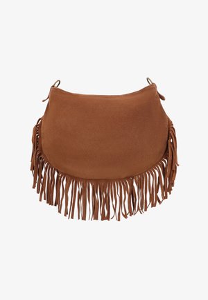 Gusti Leder, SMALL WOMAN HANDBAG OLGA - Umhängetasche - braun
