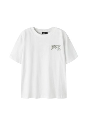 LOOSE FIT - Camiseta estampada - bright white