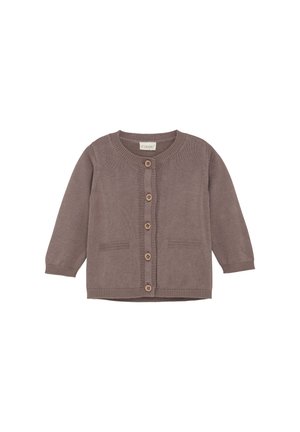 Cardigan - deep taupe