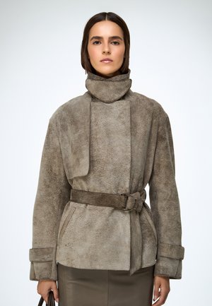 ELDA - Jachetă piele - grey