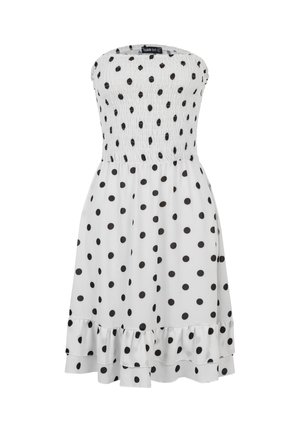 Cloud 5ive, BANDEAU MINI DRESS - Φόρεμα ημέρας - white black