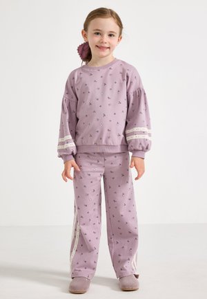 Lindex, LINDEX SWEATPANTS WITH BINDINGS LINDEX - Træningsbukser - light dusty lilac