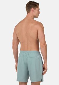 Boggi Milano PRINTED TECHNICAL  - Plavecké šortky - light green
