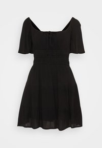Open Back Channeled Skort Dress - Nappali ruha - casual black