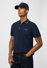 Hackett London TIPPED CLR PLACKET - Polo majica - navy