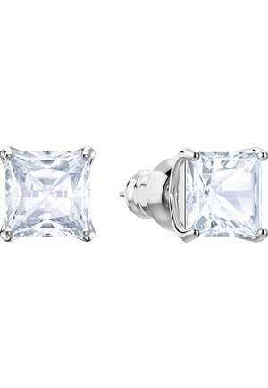 STILLA ATTRACT STUD EARRINGS SQUARE CUT - Ohrringe - white