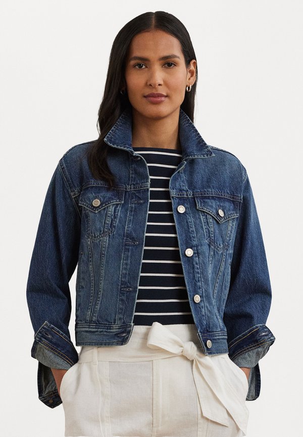 DENIM TRUCKER JACKET - Denim jacket - haze wash