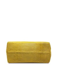 CHICCA BORSE Shopping bag - pitonato senape