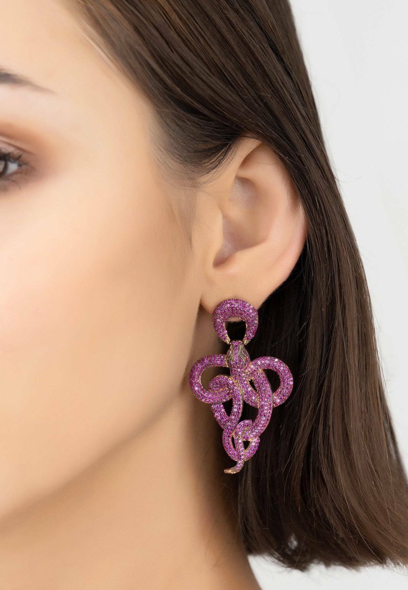 Latelita VIPER SNAKE DROP  - Pendientes - pink