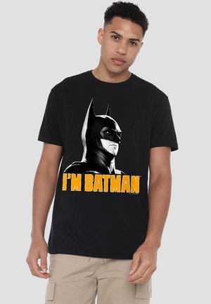 Cotton Soul, THE FLASH MOVIE BATMAN PORTAIT I'M BATMAN - Print T-shirt - black
