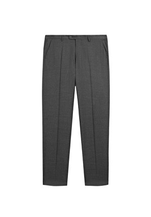 Massimo Dutti, Cotton linen Bermudas - Anzughose - grey