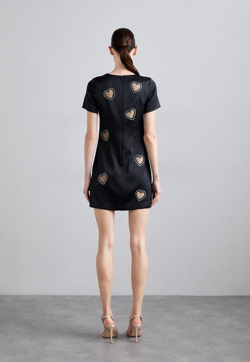 Alice + Olivia CLYDE EMBELL SHIFT DRESS - Day dress - black