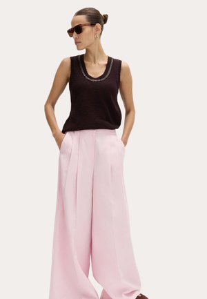 Marks & Spencer, PLEAT FRONT PALAZZO - Broek - english rose