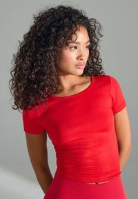 Next REGULAR FIT - SEAMLESS ACTIVE SHORT SLEEVE - T-shirt basic - red