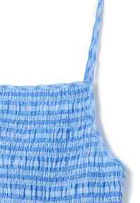 B.ANGEL CHECKED - Vestito casual - light blue