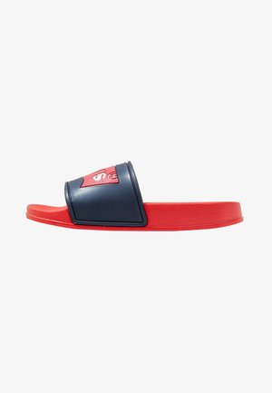 POOL UNISEX - Mules - red/navy