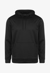 ARMOUR FLEECE - Felpa con cappuccio - black