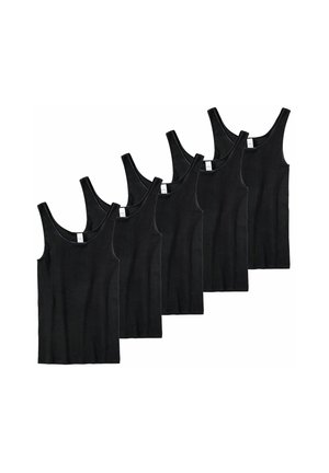 5 STÜCK - Unterhemd/-shirt - schwarz