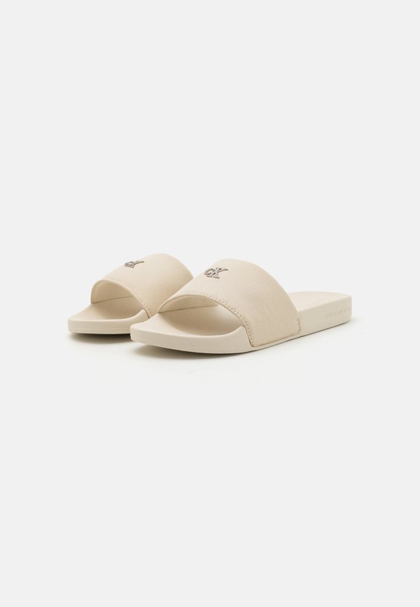 SLIDE MONOGRAM HARDWARE - Mules - turtle dove3