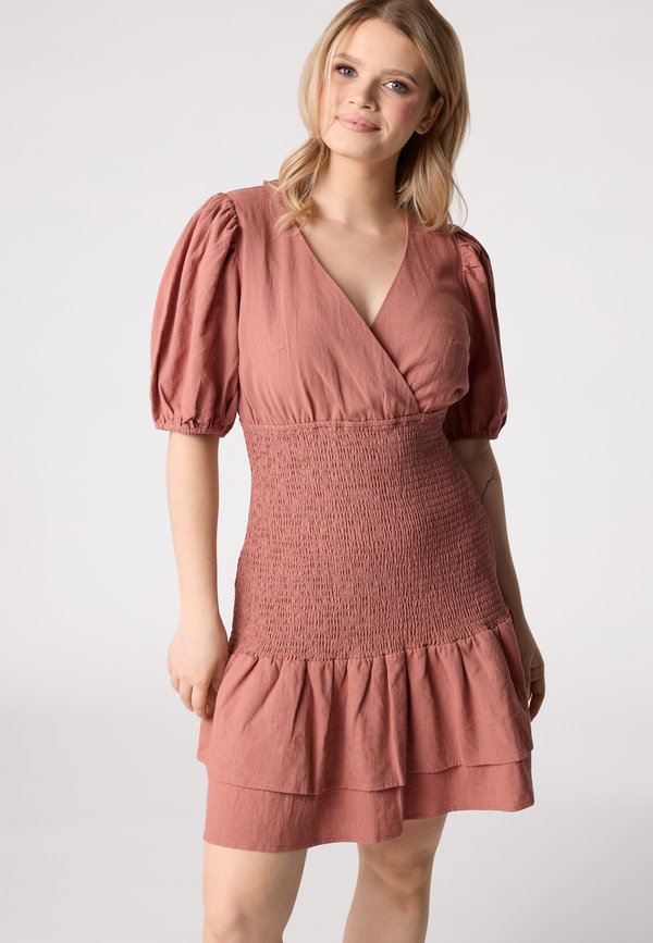 Freizeitkleid - apricot