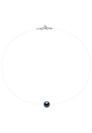 BETTINA NECKLACE CULTURED PEARL 9-10 MM FINE SILVER 925/1000 AAA+ - Collier - noir