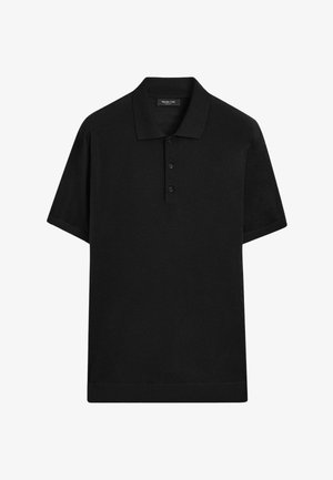 Massimo Dutti, Poloshirt - black