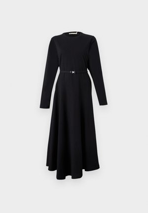 LONG SLEEVE MERMAID DRESS - Obleka iz džersija - black