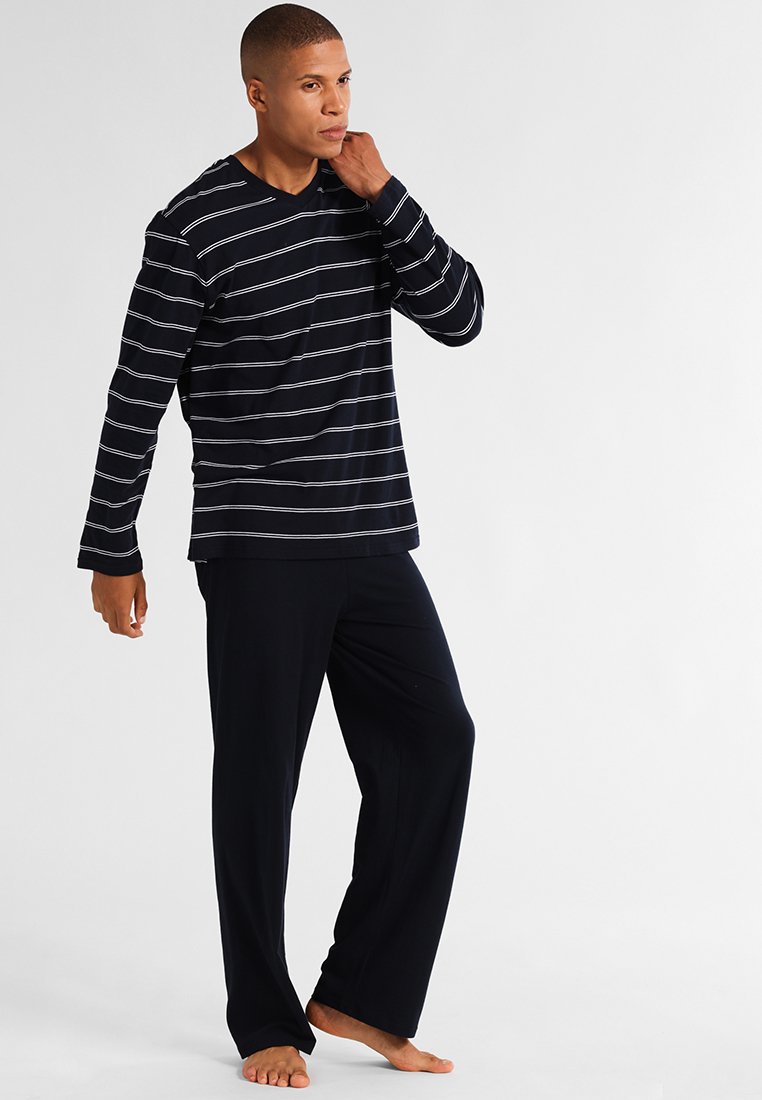 Schiesser SET - Pyjama - dunkelblau