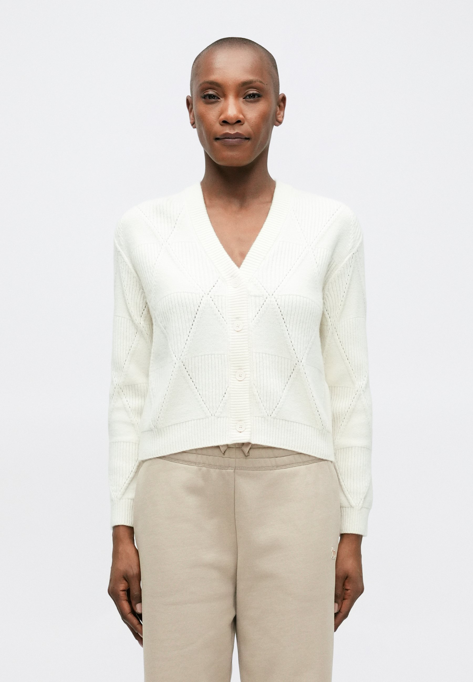 Nordic shirt cardigan MAISON KINEMA Maison Kitsuné TEXTURED WOOL