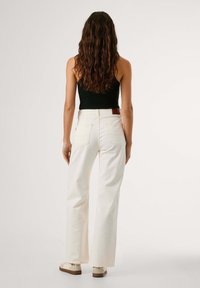 Pepe Jeans STRAIGHT UHW LEXA  - Jeans a sigaretta - white