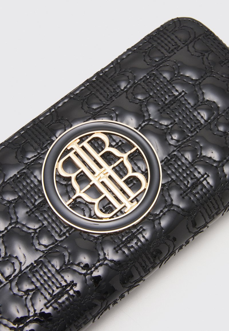 Damen Geldbörsen | River Island QUILTED CIRCLE ENAMEL Geldbörse black/schwarz - JW92025 Damen Geldbörsen | River Island QUILTED CIRCLE ENAMEL Geldbörse black/schwarz - JW92025