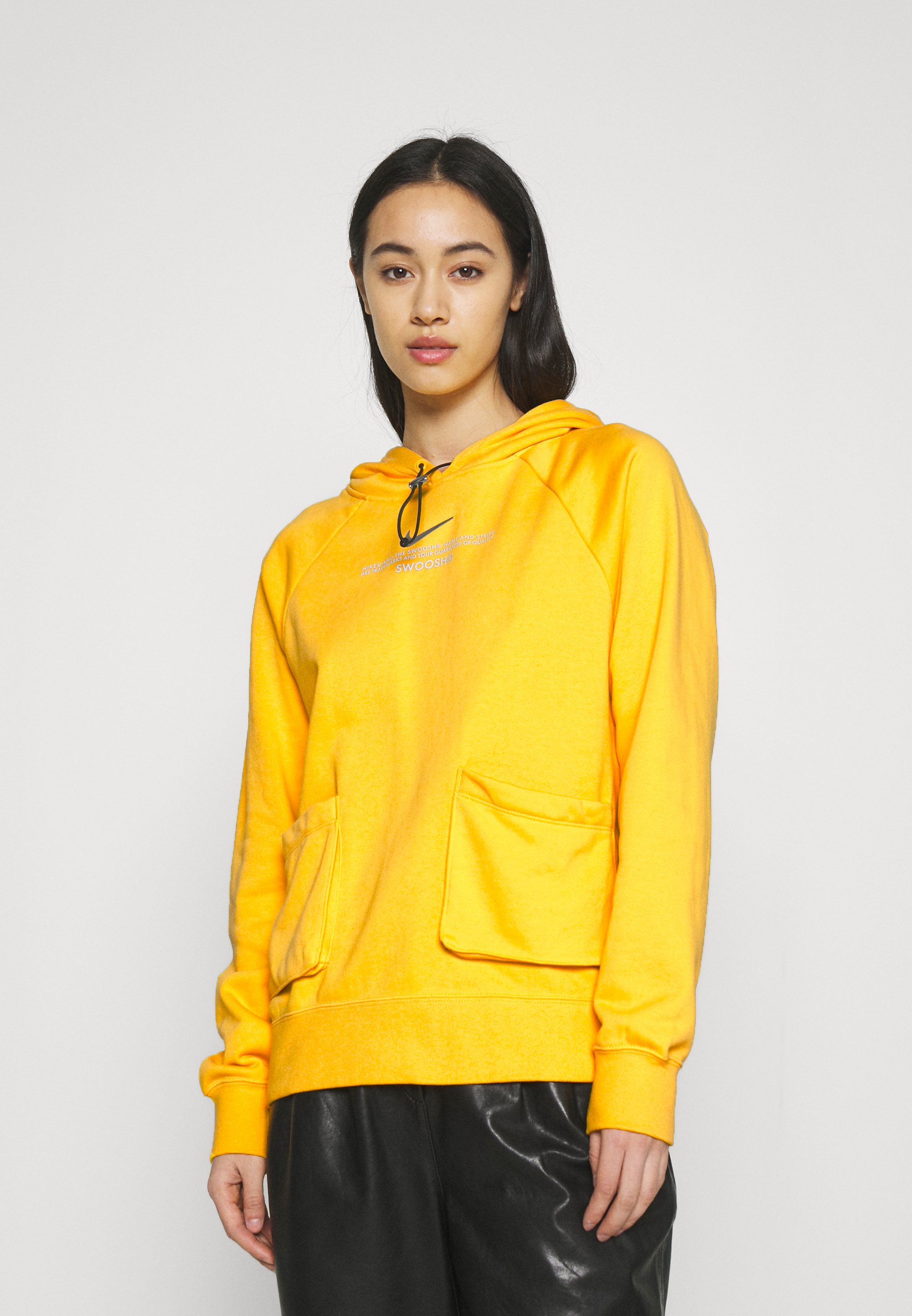 nike gold logo hoodie