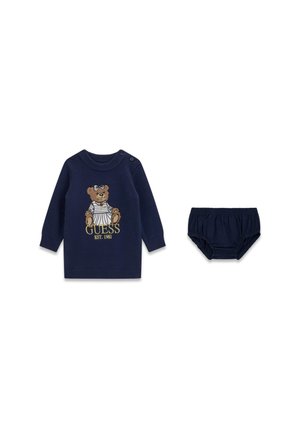 Guess, SET AUS PULLOVER, KLEID UND HÖSCHEN - Robe pull - blau