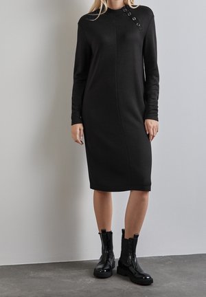 Gebreide jurk - black