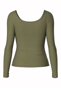 Pieces Långärmad tröja - khaki