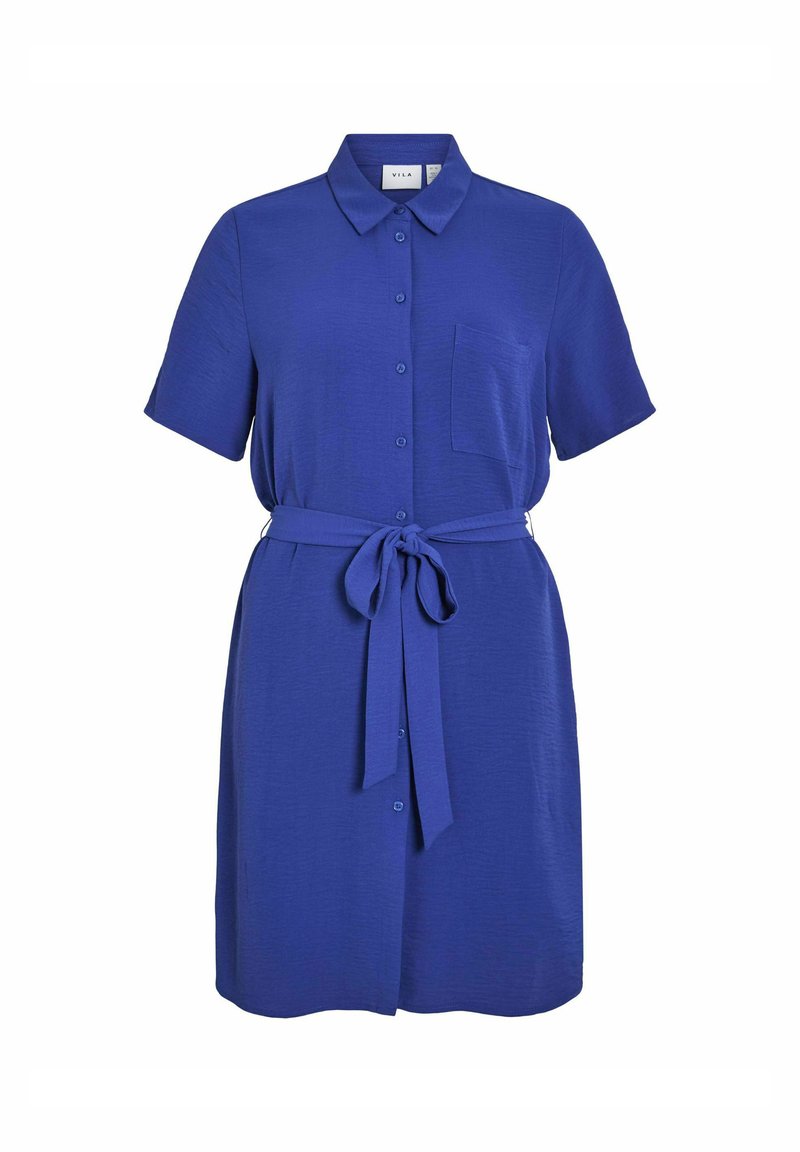 Vila Blousejurk blauw Vila Blousejurk blauw