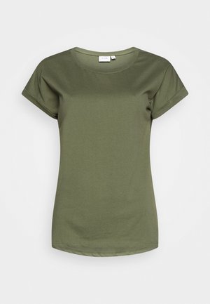 VILA, T-shirt basique - khaki